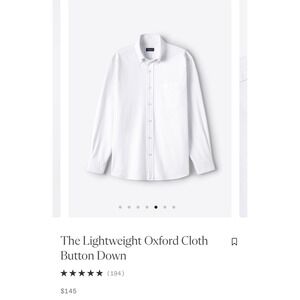 Elegant White Men's Casual Button-Down Shirt